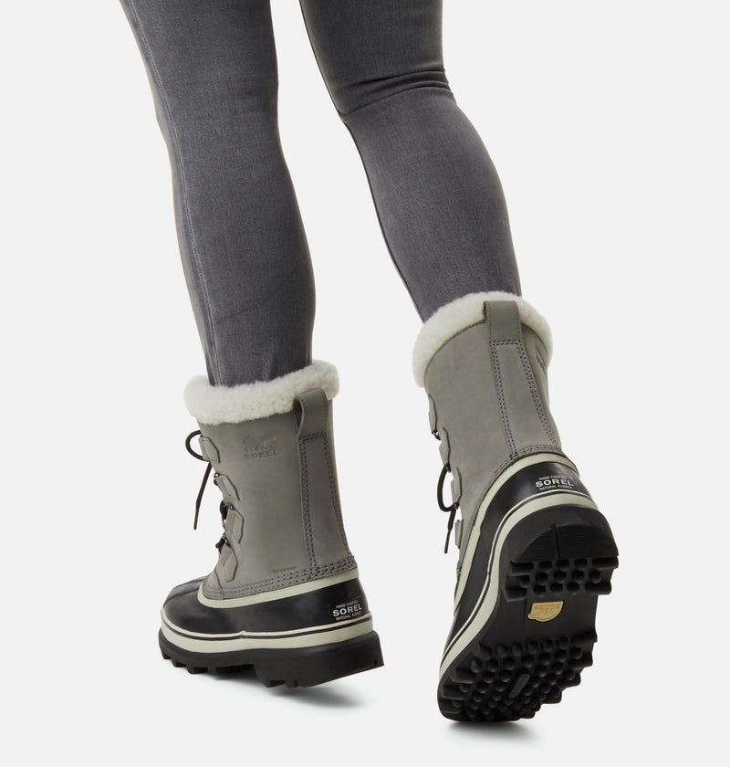 SOREL Women's Caribou Waterproof Boot - Shale, Stone - 9 - Image 3